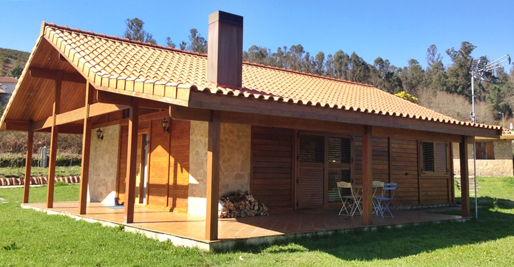 Porches de madera en Galicia